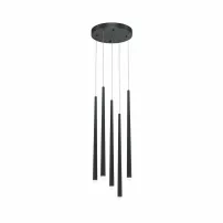Висяща лампа Maytoni Cascade с черен LED панел x 5