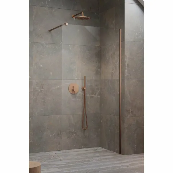 Душ кабина Radaway Modo New II, матирана медно-прозрачна, 70 см, закалено стъкло 8 мм picture - 3