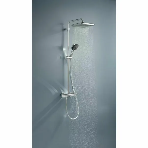 Душ колона Grohe Vitalio Start Cube 250 с термостатичен смесител, гланциран хром picture - 3