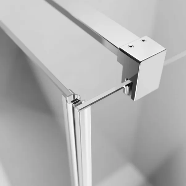 Душ параван Radaway Nes, хром-прозрачен, 90 см, закалено стъкло 6 мм picture - 3