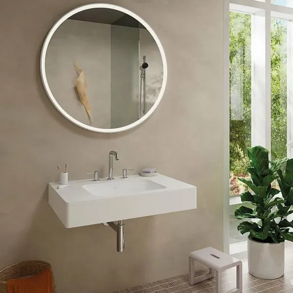 Двуръкохватков смесител за мивка Hansgrohe Tecturis S 150 Ecosmart+, лъскав хром picture - 2