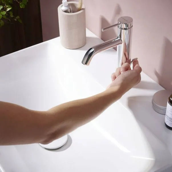 Едноръкохватков смесител за умивалник Hansgrohe Tecturis S, гланциран хром picture - 5