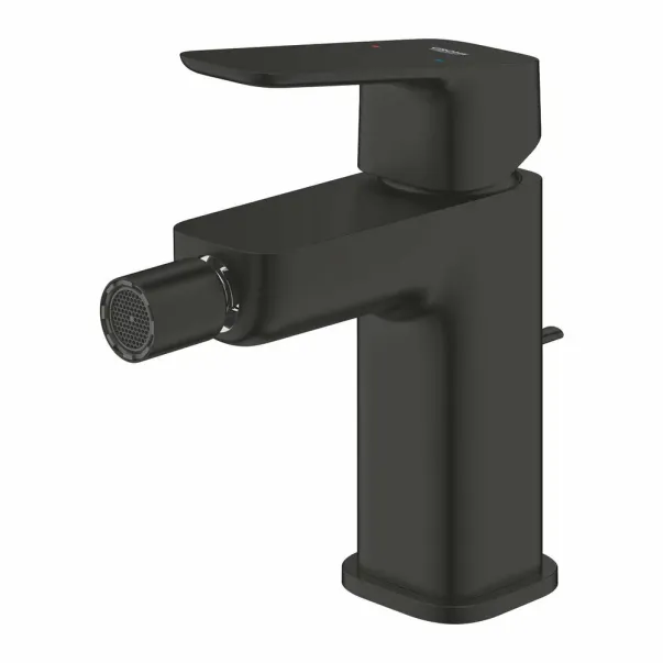 Grohe Cubeo едноръкохватков смесител за биде с изскачащ вентил, матово черен picture - 4