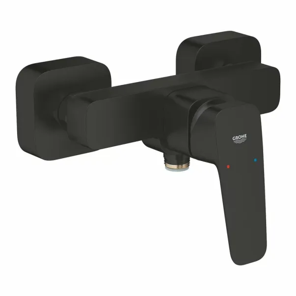 Grohe Cubeo едноръкохватков смесител за душ, матово черен picture - 2
