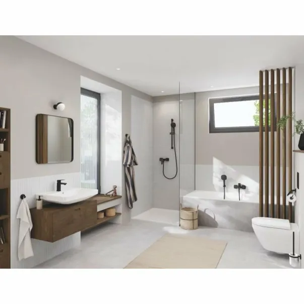 Grohe Cubeo едноръкохватков смесител за душ, матово черен picture - 3