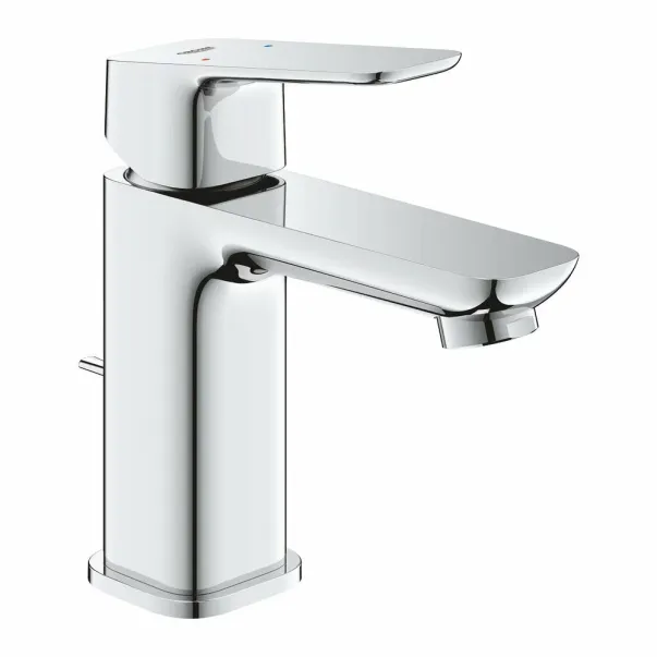 Grohe Cubeo S смесител за умивалник с едноръкохватков изскачащ вентил, гланциран хром picture - 2