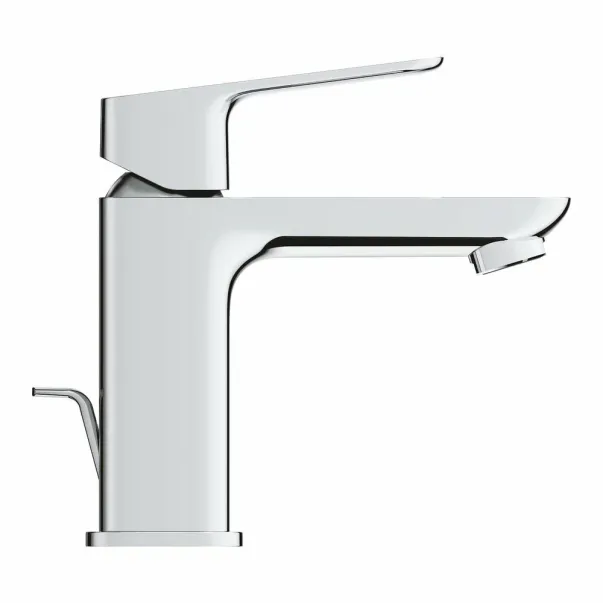 Grohe Cubeo S смесител за умивалник с едноръкохватков изскачащ вентил, гланциран хром picture - 4