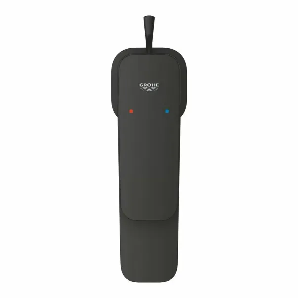 Grohe Cubeo S смесител за умивалник с едноръкохватков изскачащ вентил, матово черен picture - 5