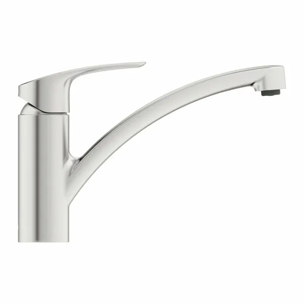 Grohe Eurosmart New кухненски смесител с едноръкохватков механизъм, матиран хром, Supersteel picture - 2