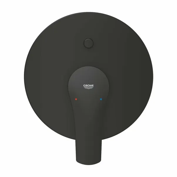 Grohe Eurosmart вграден смесител за вана/душ, матово черен, без тяло за вграждане picture - 3