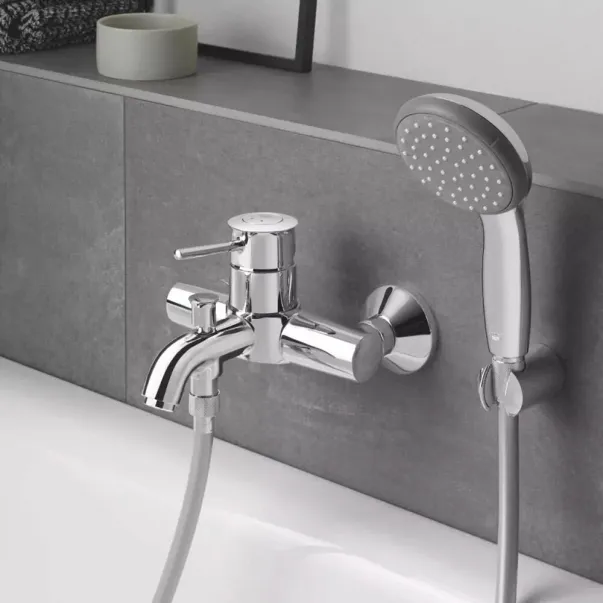 Grohe Start Classic едноръкохватков смесител за вана/душ, гланциран хром picture - 3