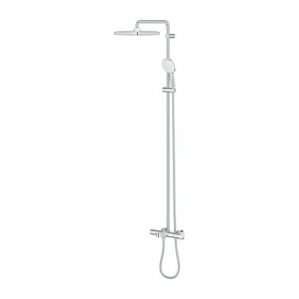 Grohe Tempesta 250 Cube термостатична душ колона, гланцово хромирано покритие picture - 3