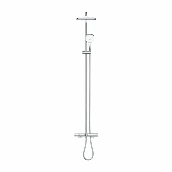 Grohe Tempesta 250 Cube термостатична душ колона, гланцово хромирано покритие picture - 4
