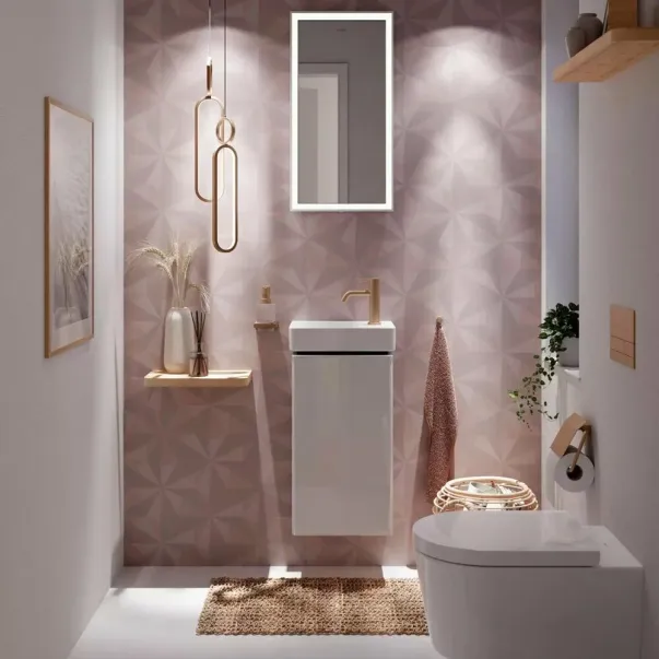 Hansgrohe EluPura S AquaFall Стенна тоалетна чиния, бяла, с капак с плавно затваряне picture - 4
