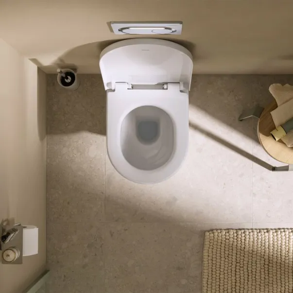 Hansgrohe GladeLake S AquaChannel Тоалетна чиния без ръб, лъскаво бяла picture - 2