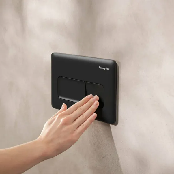 Hansgrohe iFrame Original Q бутон за активиране, матово черно picture - 3