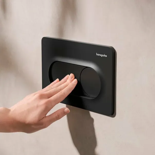 Hansgrohe iFrame Original S бутон за активиране, матово черно picture - 4
