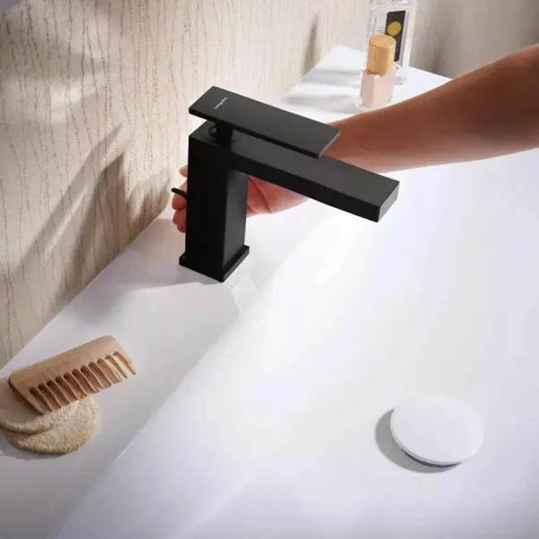 Hansgrohe Tecturis E смесител за умивалник с едноръкохватков механизъм, матово черен picture - 5