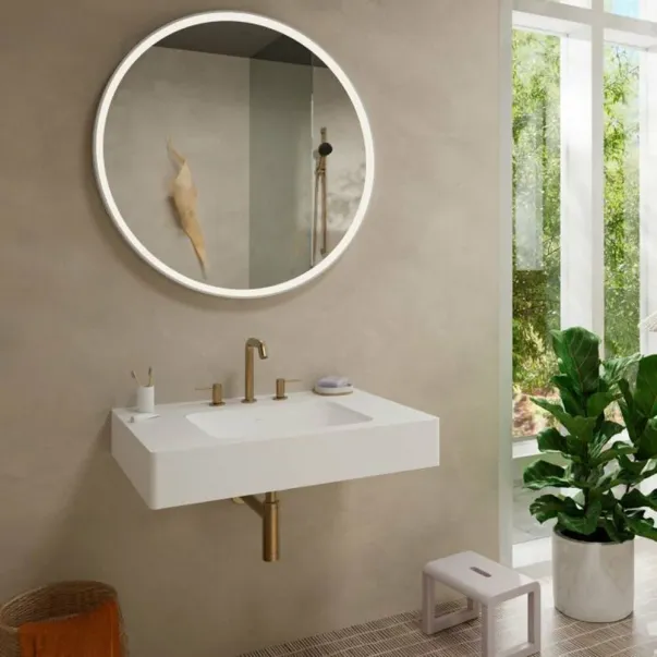 Hansgrohe Tecturis S 150 Ecosmart+ двуръкохватков смесител за умивалник, четкан бронз picture - 3