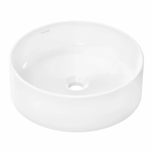 Hansgrohe Xuniva S кръгла мивка за плот 40 см гланцово бяла picture - 2