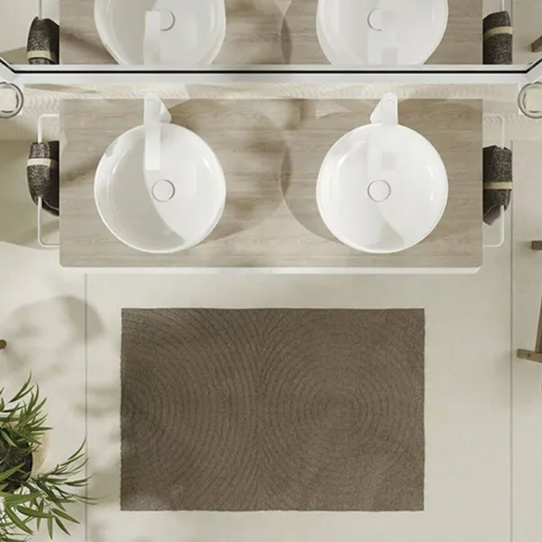 Hansgrohe Xuniva S кръгла мивка за плот 40 см гланцово бяла picture - 3