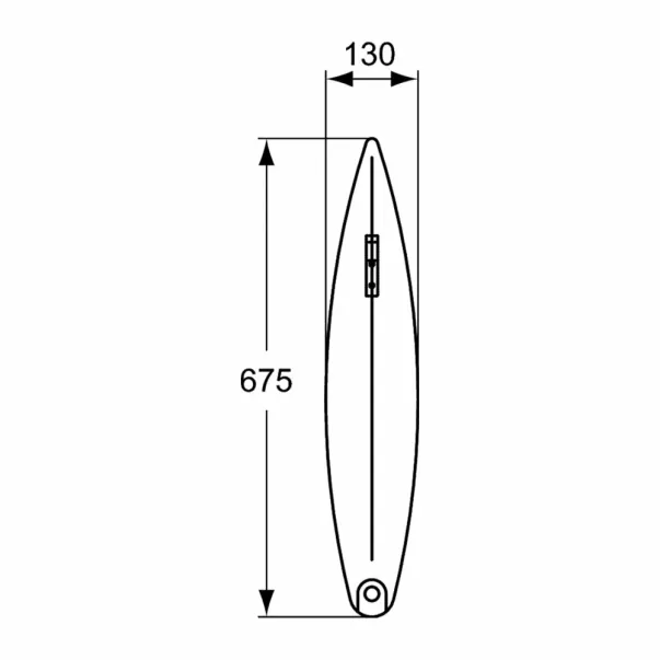 Ideal Standard бял керамичен разделител за писоар picture - 4