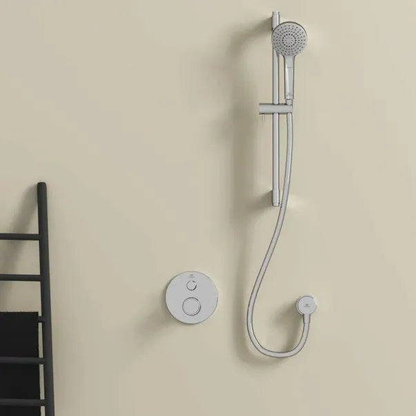 Ideal Standard FixFit коляно за душ, гланциран хром, IdealRain кръгло picture - 3