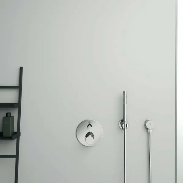 Ideal Standard Ideal Rain Кръгъл държач за душ, гланциран хром picture - 2