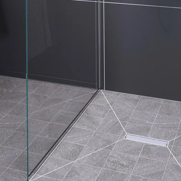Комплект душ канал с капак Kessel Linearis Compact 55 см неръждаема стомана с цедка и клапа Multistop picture - 2