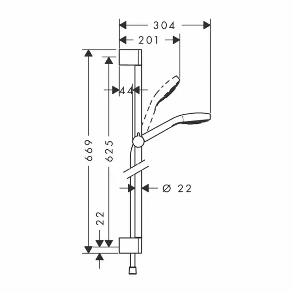 Комплект за мивка, вана и душ Hansgrohe Talis E хром picture - 9
