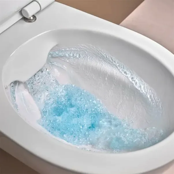 Комплект за окачена тоалетна чиния Geberit iCon Rimfree с капак с плавно затваряне, матово бял picture - 2