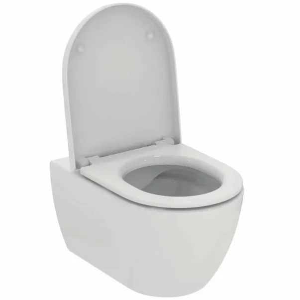 Комплект за окачване на тоалетна чиния Ideal Standard Ellisse без ринг с бял капак с плавно затваряне picture - 4