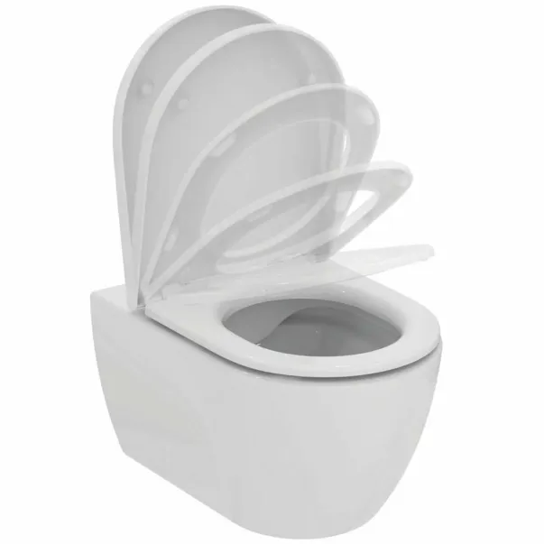 Комплект за окачване на тоалетна чиния Ideal Standard Ellisse с бял капак с плавно затваряне и биде picture - 4
