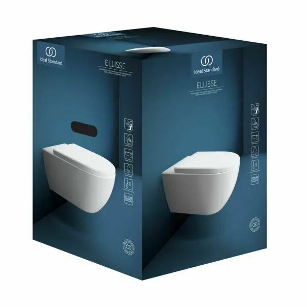 Комплект за окачване на тоалетна чиния Ideal Standard Ellisse с бял капак с плавно затваряне и биде picture - 14