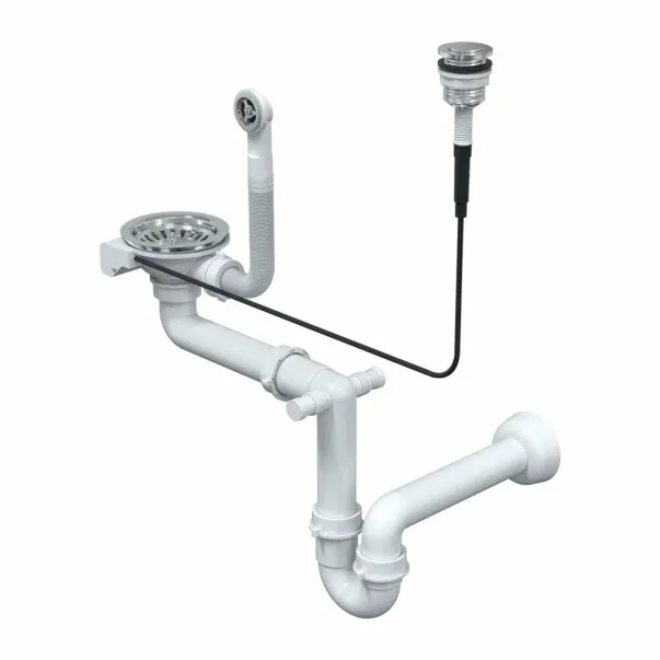 Quadron Unique Morgan 110 композитна мивка, въглеродно черна - неръждаема стомана 57x50 см picture - 2