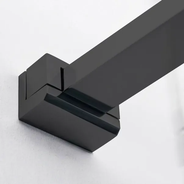 Roth Ecwalk душ кабина с вградена врата 120x207.5 см, черен профил picture - 2