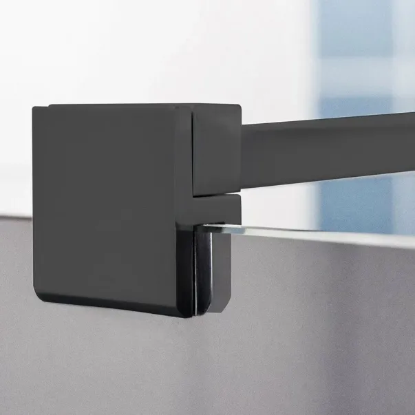 Roth Ecwalk душ кабина с вградена врата 120x207.5 см, черен профил picture - 4