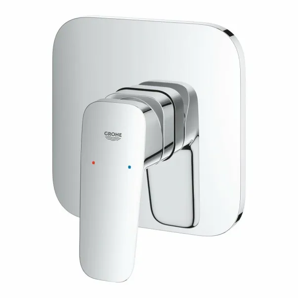 Смесител за душ Grohe Cubeo, лъскав хром, без тяло за вграждане picture - 4