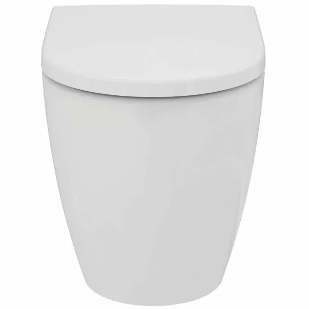 Тоалетна чиния Ideal Standard Ellisse без ринг с бял капак с плавно затваряне picture - 4