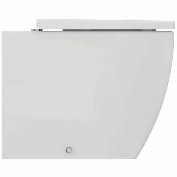Тоалетна чиния Ideal Standard Ellisse без ринг с бял капак с плавно затваряне picture - 5