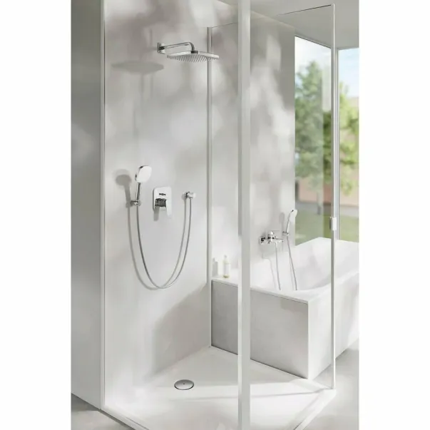 Вграден смесител за душ Grohe Cubeo, гланциран хром, без тяло за вграждане picture - 3