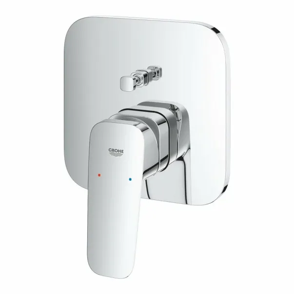 Вграден смесител за душ Grohe Cubeo, гланциран хром, без тяло за вграждане picture - 6