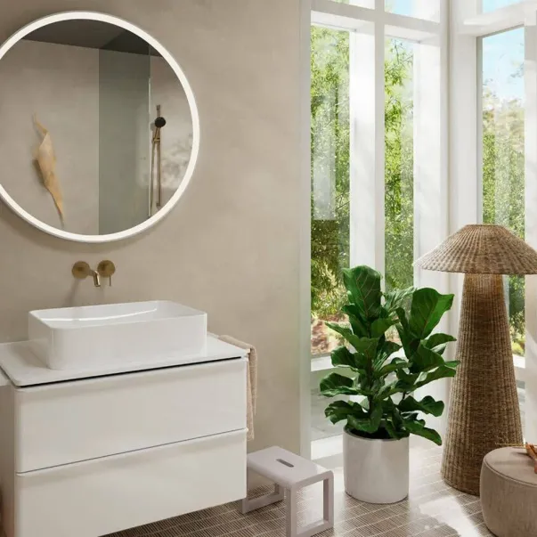 Вграден смесител за мивка Hansgrohe Tecturis S, матов бронз, без тяло за вграждане picture - 3