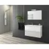 Drop Luxus/Status бял огледален гардероб с 2 врати 75 см picture - 1