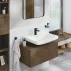 Grohe Cubeo S смесител за умивалник с едноръкохватков изскачащ вентил, матово черен picture - 2