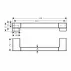 Hansgrohe AddStoris Q държач за кърпи, покритие с матов бронз, 35 см picture - 3
