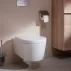 Hansgrohe EluPura S AquaFall Стенна тоалетна чиния, бяла, с капак с плавно затваряне picture - 3