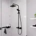 Hansgrohe Vernis Shape 230 Ecosmart термостатична душ колона със смесител, матово черно picture - 2