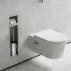 Hansgrohe XtraStoris Rock вграден държач за тоалетна хартия с четка за тоалетна, полирана стомана picture - 2