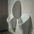 Ideal Standard бял керамичен разделител за писоар picture - 3